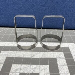 Biscuit Cutter Serrated Edge Chopper Lot Of 2 Kwik-Kut MFG Co Mohawk NY